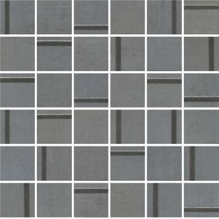 Декор Kerama Marazzi MM13131 Гварди 1 мозаичный синий матовый обрезной 30x30x0,9 из 36 частей 4.8x4.8