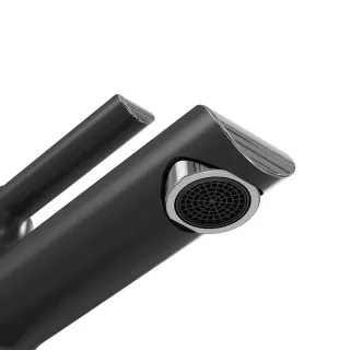 Смеситель для раковины Grossman Alba 510.K35.06.100/210 чёрный/хром