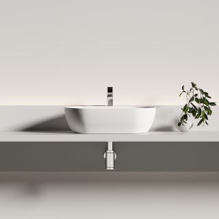 Раковина Ceramicanova Твист (Twist) CN12001MW 50 см белый матовый