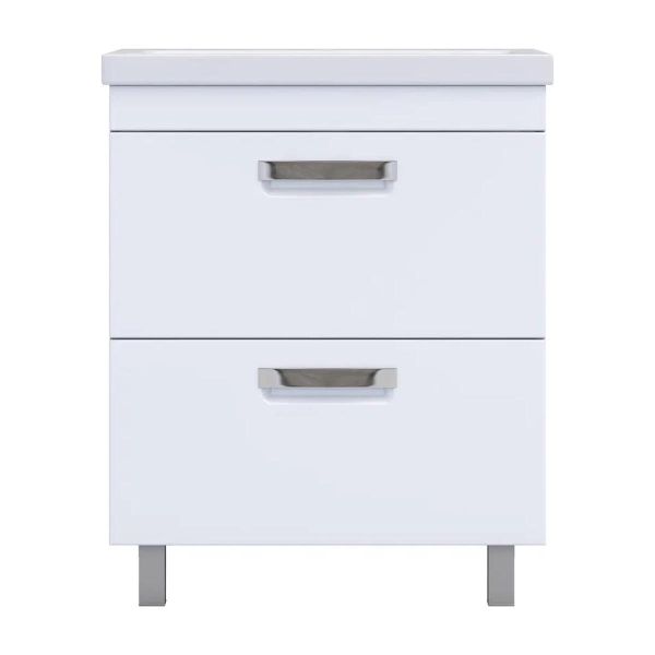 Тумба под раковину напольная Vigo Plaza tn.PLA.COM.70.2Y 70 см белый