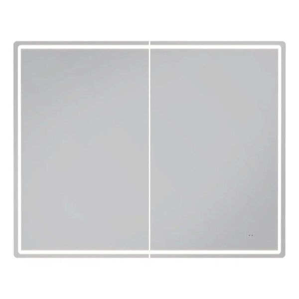 Зеркальный шкаф с подсветкой Vigo Geometry 222 100 см