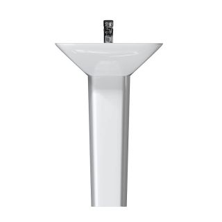 Раковина на пьедестале Azario Seta AZ-5002 56x83 см белый