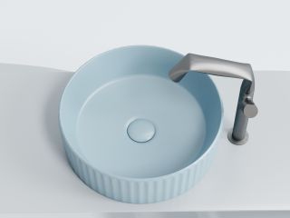 Раковина Ceramicanova Элемент (Element) CN6057ML 36 см голубой матовый