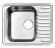 Кухонная мойка IDDIS Strit STR58SDi77 58см сталь