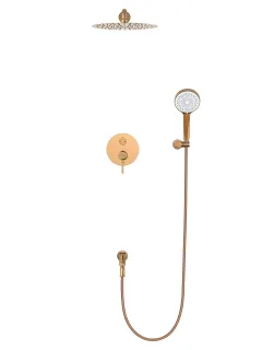 Душевой комплект Wonzon & Woghand Tor WW-88939073-RG розовое золото
