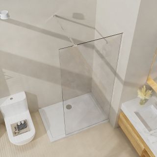 Душевая перегородка Azario Walk-in AZ-251-100-CH-CL 100 см профиль хром стекло прозрачное