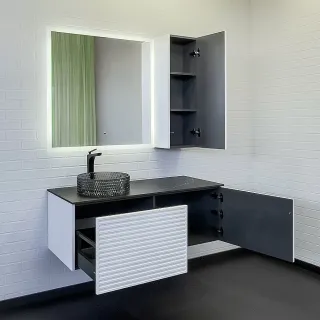 Тумба с раковиной Comforty Геленджик 00-00018719 120 см белый матовый Тумба с раковиной Comforty Геленджик 00-00018719 120 см белый матовый