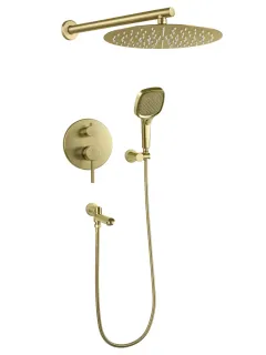 Душевой комплект Filarete Roun FL1026MG золото матовое