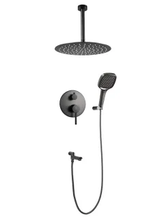 Душевой комплект Filarete Roun FL1027BG графит