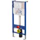 Инсталляция для подвесного унитаза Aquanika Basic 10.702.450.02.10 с клавишей смыва хром