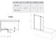Шторка на ванну Ravak 10° 10CVS2-100 R 7QRA0C03Z1 Transparent профиль хром правый