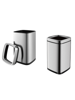 Ведро Weltwasser NOLAND MT 12L 10000003017 Матовая сталь