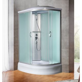 Душевая кабина River с поддоном Nara 10000003641 120/90/26 МТ L 120x90 хром стекло матовое