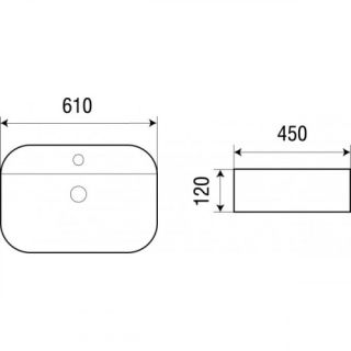 Раковина подвесная WW SK Арт. ELBACH 2205 10000003826