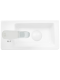 Раковина Weltwasser подвесная 370х185х90 WW AISBACH 5092 L 10000003872 белый