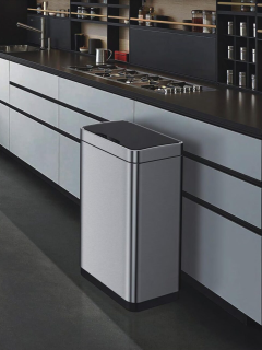 Сенсорное ведро Weltwasser VEGAS MT 12L 10000003973 Матовая сталь