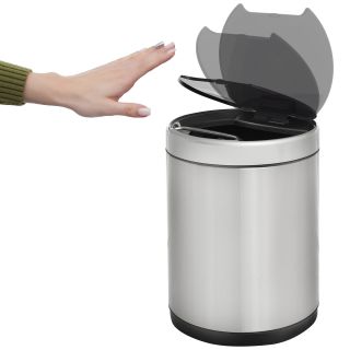 Сенсорное ведро Weltwasser KIDY MT  9L 10000003978 Матовая сталь