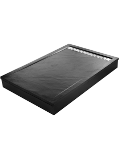 Душевой поддон Weltwasser с сифоном WW TRS 10080 STONE-BL 10000004380 черный матовый