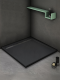 Душевой поддон Weltwasser с сифоном WW TRS 90 STONE-BL 10000004412 черный матовый