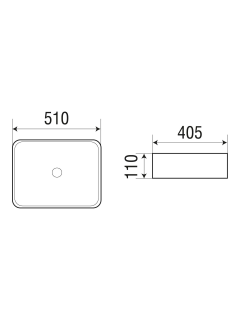 Раковина Weltwasser накладная матовая черная 510х405х110 WW ELBACH 2178 MB 10000004509