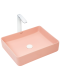 Раковина Weltwasser накладная матовая розовая 510х405х110 WW ELBACH 2178 MP 10000004511