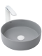 Раковина Weltwasser накладная матовая светло-серая 355х355х120 WW ELBACH 3134 MFG 10000004513