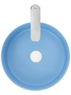 Раковина Weltwasser накладная матовая голубая 355х355х120 WW ELBACH 3134 MBL 10000004518