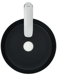 Раковина Weltwasser накладная белая черная 355х355х120 WW ELBACH M3134 WB 10000004523