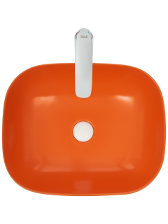 Раковина Weltwasser накладная матовая оранжевая 490х395х150 WW ELBACH 2143 MO 10000004526