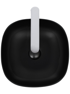 Раковина Weltwasser накладная матовая черная 370х370х115 WW ELBACH 2184 MB 10000004527