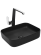 Раковина Weltwasser накладная матовая черная 500х390х140 WW ELBACH 2195 MB 10000004538