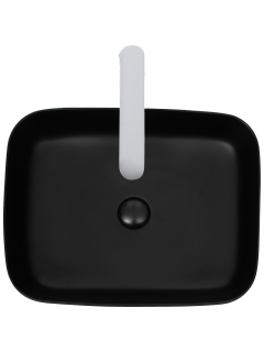 Раковина Weltwasser накладная матовая черная 500х390х140 WW ELBACH 2195 MB 10000004538