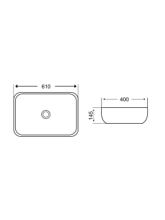 Раковина Weltwasser накладная мрамор черная с синим и оранжевым 610х400х145 WW ELBACH 2143P K501 10000004555