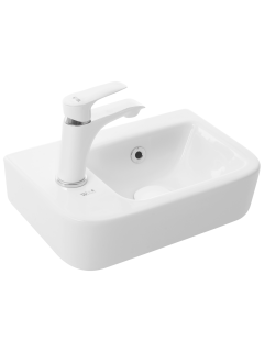 Раковина Weltwasser подвесная 375х245х135 WW AISBACH 10100 L 10000004590 белый