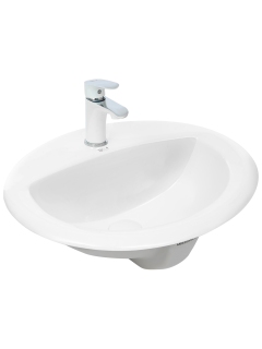 Раковина Weltwasser врезная 510х425х180 WW DEILBACH 6001 10000004604 белый