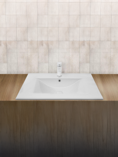 Раковина Weltwasser врезная 750х470х180 WW DEILBACH 7505-75 10000004627 белый