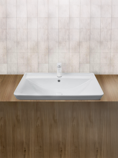 Раковина Weltwasser врезная 700х475х205 WW DEILBACH 7608-70 10000004638 белый