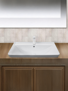 Раковина Weltwasser врезная 800х475х205 WW DEILBACH 7608-80 10000004639 белый