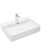 Раковина Weltwasser накладная матовая белая 600х420х120 WW ELBACH 2173 MW 10000004641