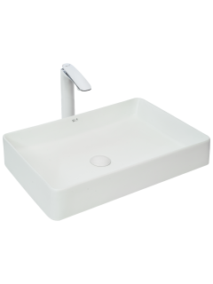 Раковина Weltwasser накладная матовая белая 600х405х110 WW ELBACH 2174 MW 10000004642