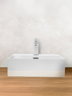 Раковина Weltwasser накладная матовая белая 420х420х120 WW ELBACH 2177 MW 10000004643