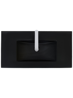 Раковина Weltwasser врезная 1010х470х180 WW DEILBACH 7506-100 M 10000005568  черный матовый