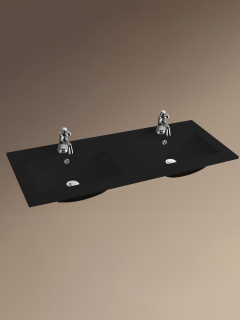 Раковина Weltwasser врезная 1205х470х180 WW DEILBACH 7506-12002 10000005570 черный матовый