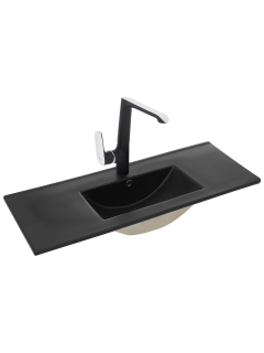 Раковина Weltwasser врезная 1015х395х175 WW DEILBACH 7517-100 M 10000005575 черный матовый