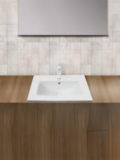 Раковина Weltwasser врезная 515х395х175 WW DEILBACH 7517-50 10000005582 белый