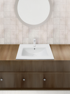 Раковина Weltwasser врезная 710х395х175 WW DEILBACH 7517-70 10000005584 белый