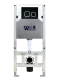Инсталляция WeltWasser для унитаза WW AMBERG 350 + BL 10000012280 Черная кнопка.