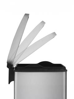 Педальное ведро Weltwasser WALLY MT 12L 10000006133 Матовая сталь.