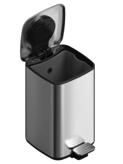 Педальное ведро Weltwasser WALLY TG 12L 10000006135 Серый матовый.