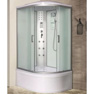Душевая кабина River с поддоном Dunay XL 120/80/44 MT L 10000006184 120х80 хром стекло матовое